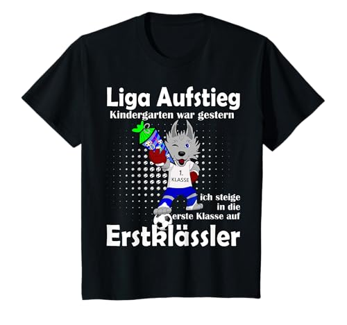 Einschulung Geschenk Jungen Fussball Tschüss Kindergarten T-Shirt Einschulung Geschenk Jungen Fussball Tschüss Kindergarten T-Shirt von Kita & Schulbeginn Shirts