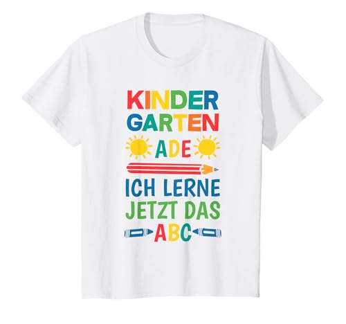 Kinder Kindergarten Ade Kita Abgänger 2025 Kindergarten Abschluss T-Shirt Kinder Kindergarten Ade Kita Abgänger 2025 Kindergarten Abschluss T-Shirt von Kitaabsolvent Kitaabgänger Kindergarten Abschied