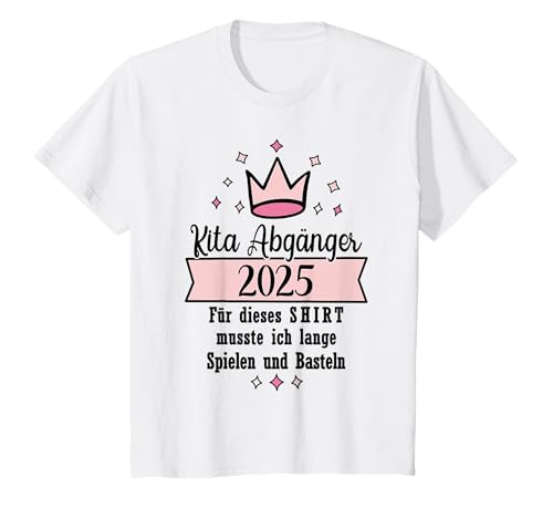 Kinder Bye Bye Kita Kinder Kita Abgänger 2025 Kita Absolvent 2025 T-Shirt von Kitaabsolvent Kitaabgänger Kita Abschied 2025