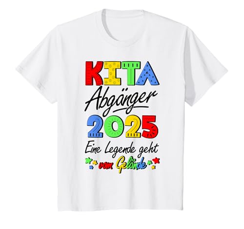 Kinder Kita Abgänger 2025 Kita Geschafft 2025 Kita Ade 2025 T-Shirt Kinder Kita Abgänger 2025 Kita Geschafft 2025 Kita Ade 2025 T-Shirt von Kitaabsolvent Kitaabgänger Kita Abschied 2025