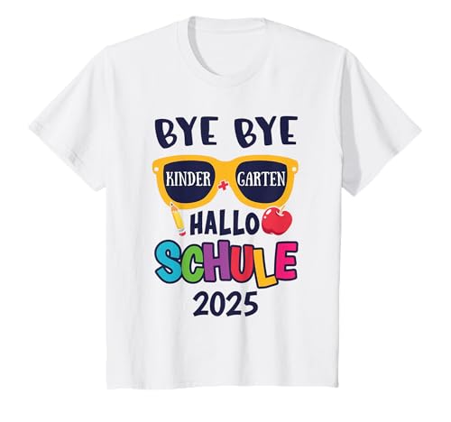 Kinder Schulkind Kita Abgänger 2025 Kindergartenkind Abschluss T-Shirt Kinder Schulkind Kita Abgänger 2025 Kindergartenkind Abschluss T-Shirt von Kitaabsolvent Schulmädchen Kindergarten Abschied
