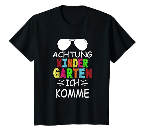Kinder Achtung Kindergarten Ich Komme Kindergartenkind Geschenk T-Shirt Kinder Achtung Kindergarten Ich Komme Kindergartenkind Geschenk T-Shirt von Kitakind Kindergarten Beginn Motive Geschenkideen