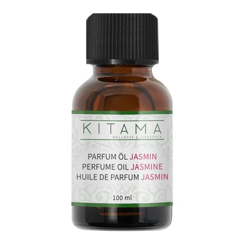 Kitama Parfümöl Jasmin - authentisches Duftöl für Diffusoren - zur Entspannung & Massage - zum Mischen für DIY Kosmetik von Kitama