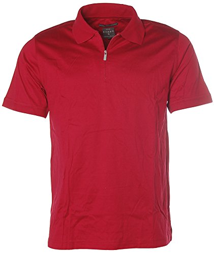 Kitaro Herren Kurzarm Shirt Poloshirt Polokragen Rot L von Kitaro