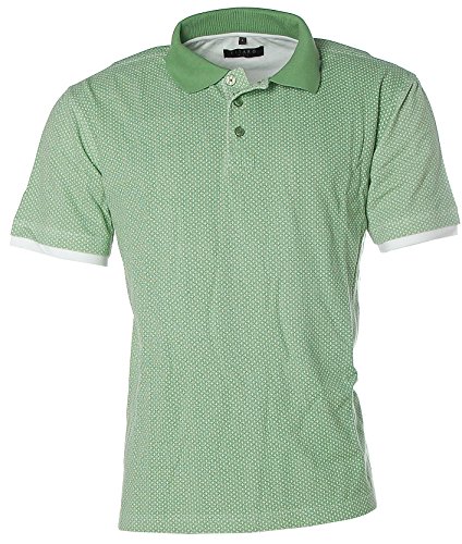 Kitaro Herren Poloshirt Polo T-Shirt Pikee Grün L von Kitaro