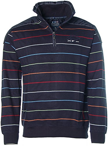Kitaro Herren Strick Troyer Pullover Streifen -Sailing Regatta Newport- Navy M von Kitaro