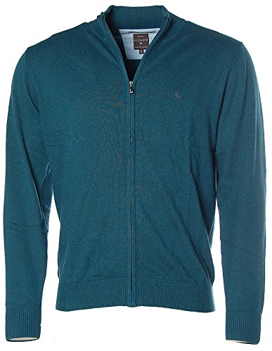 Kitaro Herren Strickjacke Strick Jacke Petrol M von Kitaro