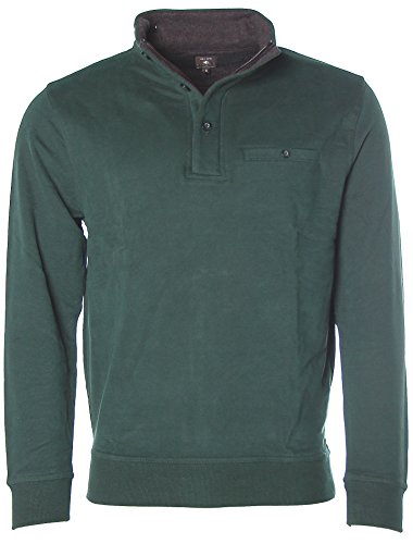 Kitaro Herren Sweatshirt Sweater Troyer Stehkragen Pullover Grasgrün L von Kitaro