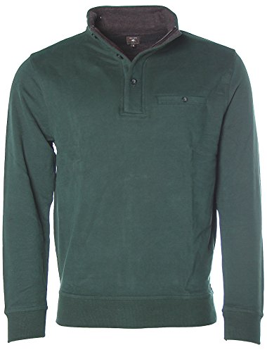Kitaro Herren Sweatshirt Sweater Troyer Stehkragen Pullover Grasgrün M von Kitaro
