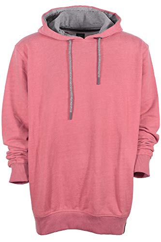Kitaro Hoody Kapuzenpullover Sweatshirt Pulli Basic Herren Langarm, Farbe:hellrot, Herrengrößen:4XL von Kitaro