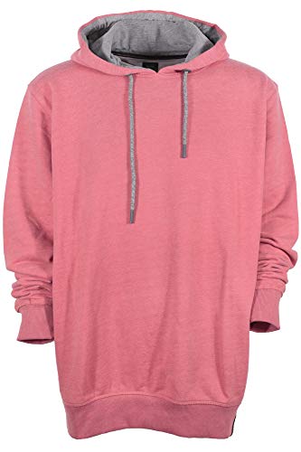 Kitaro Hoody Kapuzenpullover Sweatshirt Pulli Basic Herren Langarm, Farbe:hellrot, Herrengrößen:5XL von Kitaro