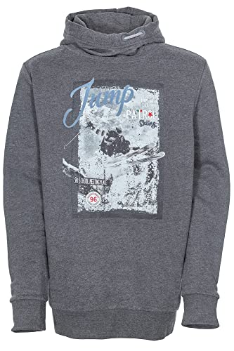 Kitaro Hoody Kapuzenpullover Sweatshirt Pulli Herren, Farbe:anthrazit, Herrengrößen:3XT von Kitaro