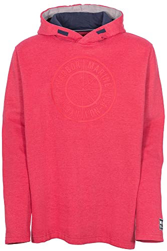 Kitaro Hoody Kapuzenpullover Sweatshirt Pulli Herren Extra Lang Tall, Farbe:rot, Herrengrößen:XLT von Kitaro