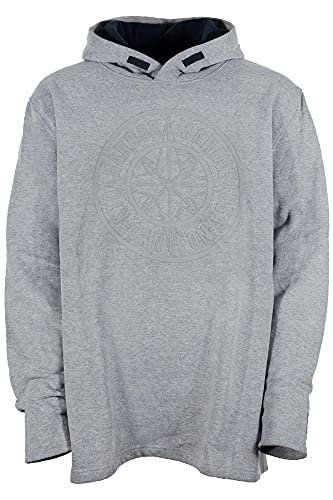 Kitaro Hoody Kapuzenpullover Sweatshirt Pulli Herren Plusgröße, Farbe:grau, Herrengrößen:3XL Kitaro Hoody Kapuzenpullover Sweatshirt Pulli Herren Plusgröße, Farbe:grau, Herrengrößen:3XL von Kitaro