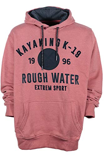 Kitaro Hoody Kapuzenpullover Sweatshirt Sweat Herren Baumwolle, Farbe:rot, Herrengrößen:3XL Kitaro Hoody Kapuzenpullover Sweatshirt Sweat Herren Baumwolle, Farbe:rot, Herrengrößen:3XL von Kitaro