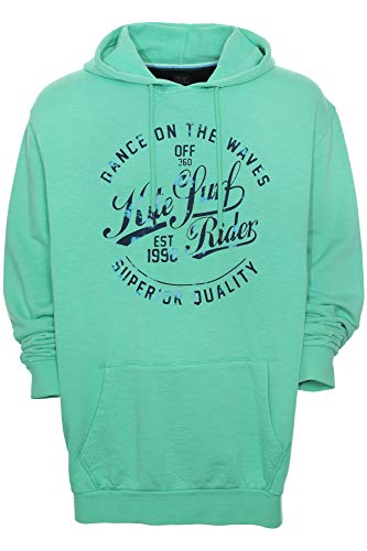 Kitaro Hoody Kapuzenpullover Sweatshirt Sweat Shirt Herren, Farbe:mintgrün, Herrengrößen:XXT von Kitaro