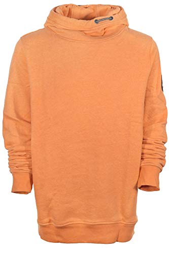 Kitaro Hoody Sweatshirt Shirt Kapuzenpullover Pulli Herren Plusgröße, Farbe:orange, Herrengrößen:4XL von Kitaro