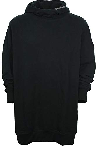 Kitaro Hoody Sweatshirt Shirt Kapuzenpullover Pulli Herren Plusgröße, Farbe:schwarz, Herrengrößen:5XL von Kitaro