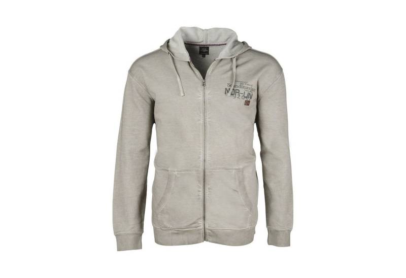 Kitaro Kapuzensweatshirt Sweatjacke Kapuzenjacke Kapuzenpullover Pulli mit Logo und Print auf der Brust von Kitaro