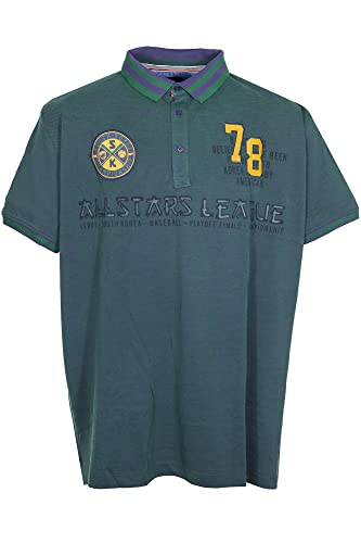 Kitaro Men Herren Poloshirt Größe XXXL Grün (grün) von Kitaro