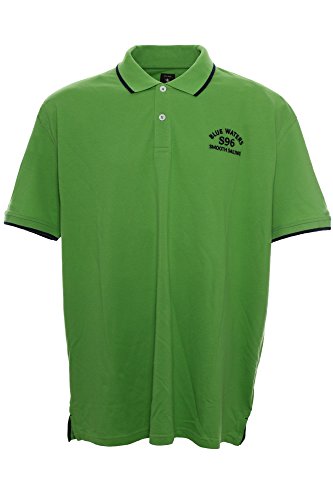 Kitaro Polo Poloshirt Shirt Herren Kurzarm Plusgröße Übergröße, Herrengrößen:3XL, Farbe:grün von Kitaro