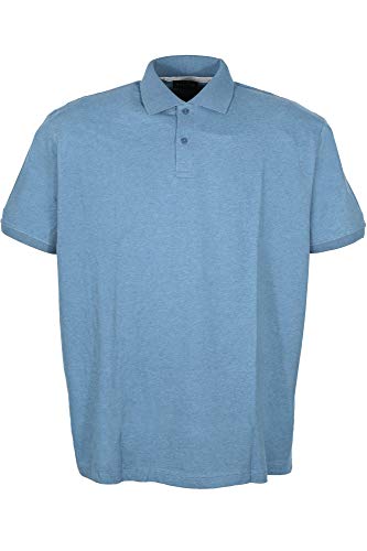 Kitaro Poloshirt Polo Shirt Hemd Herren Kurzarm Baumwolle, Herrengrößen:6XL, Farbe:Jeansblau von Kitaro