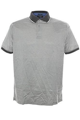 Kitaro Poloshirt Polo Shirt Hemd Herren Kurzarm Merzerisierte Baumwolle, Farbe:grau, Herrengrößen:XL von Kitaro