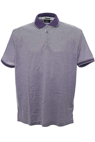 Kitaro Poloshirt Polo Shirt Hemd Herren Kurzarm Merzerisierte Baumwolle, Farbe:lila, Herrengrößen:XL von Kitaro