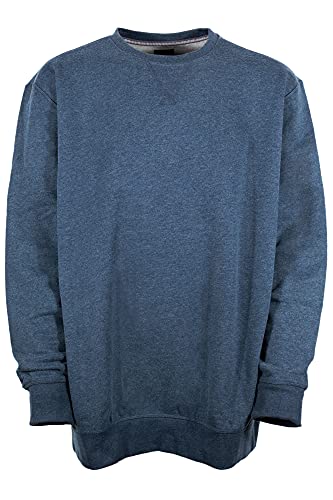 Kitaro Sweatshirt Pulli Herren Rundhals Baumwolle, Farbe:dunkelblau, Herrengrößen:3XL von Kitaro