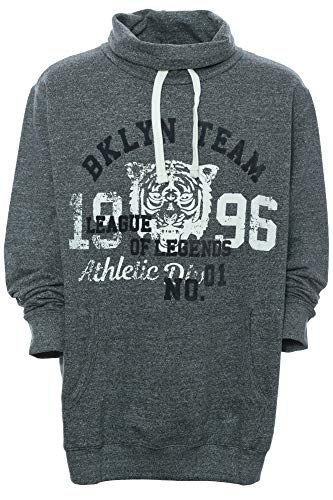 Kitaro Trendgenaues Sweatshirt mit markantem BKLYN-Team -Print blau_5210 7XL von Kitaro