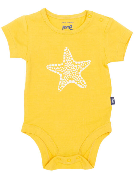 Kite Clothing Baby Kurzarm-Body Stern Bio-Baumwolle von Kite Clothing