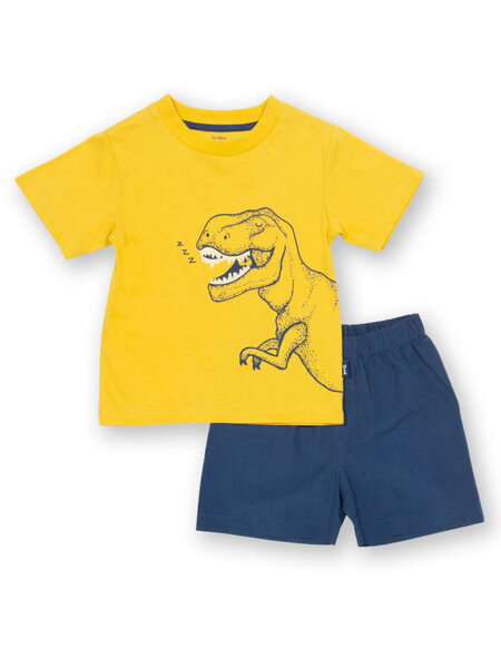 Kite Clothing Baby und Kinder Schlafanzug Shorty Dinosaurier reine Bio-Baumwolle von Kite Clothing