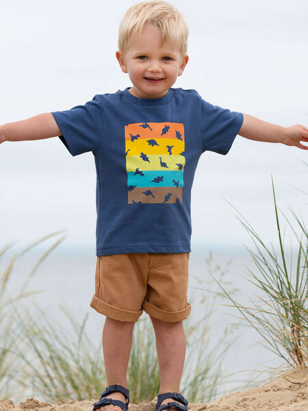 Kite Clothing Baby und Kinder T-Shirt Dino Dot reine Bio-Baumwolle von Kite Clothing