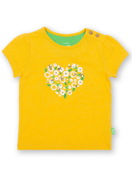 Kite Clothing Baby und Kinder T-Shirt Herz reine Bio-Baumwolle von Kite Clothing