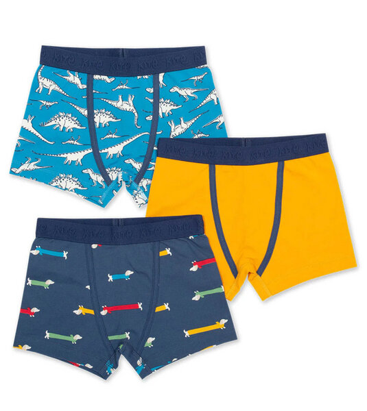 Kite Clothing Jungen Boxershorts 3er-Pack aus Bio-Baumwolle von Kite Clothing