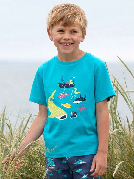 Kite Clothing Kinder T-Shirt Fische reine Bio-Baumwolle von Kite Clothing