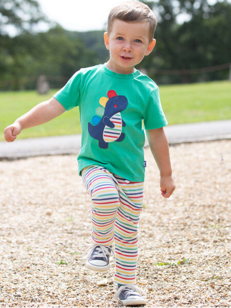 Kite Clothing Kite Baby und Kinder T-Shirt Rainbow-Rex reine Bio-Baumwolle von Kite Clothing