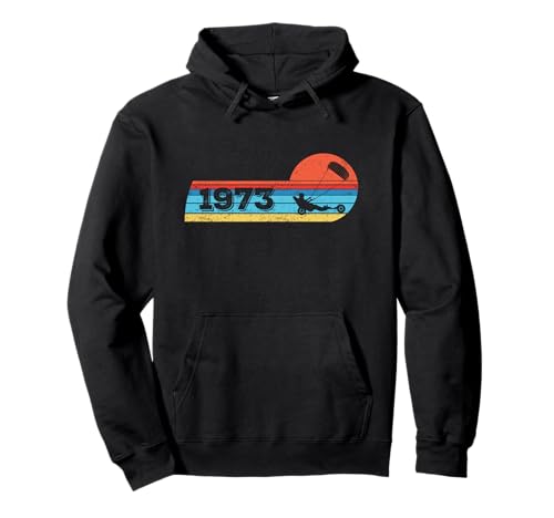 Kite-Strand-Segler Jahrgang 1973 Geburtstag Kite-Buggy Pullover Hoodie von Kitebuggying Zubehör Geschenke Shirts