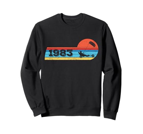 Kite-Strand-Segler Jahrgang 1983 Geburtstag Kite-Buggy Sweatshirt von Kitebuggying Zubehör Geschenke Shirts