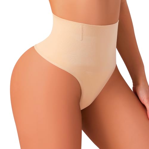 Kitfore Damen Bauchweg Unterhose Shapewear Tanga Nahtlos Miederslips Body Shaper Miederpant Figurformende Unterwäsche von Kitfore