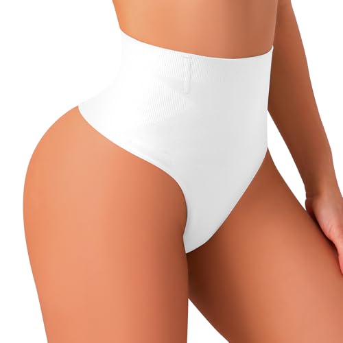 Kitfore Damen Bauchweg Unterhose Shapewear Tanga Nahtlos Miederslips Body Shaper Miederpant Figurformende Unterwäsche von Kitfore