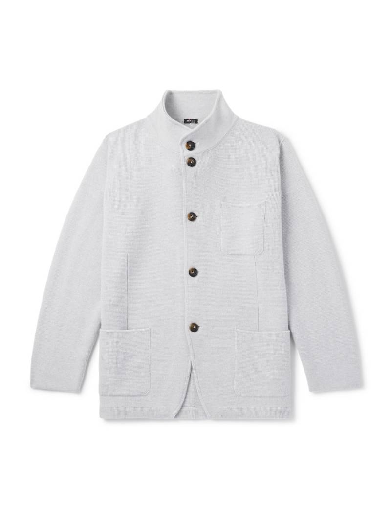 Kiton - Cashmere Cardigan - Men - Gray - XXL von Kiton