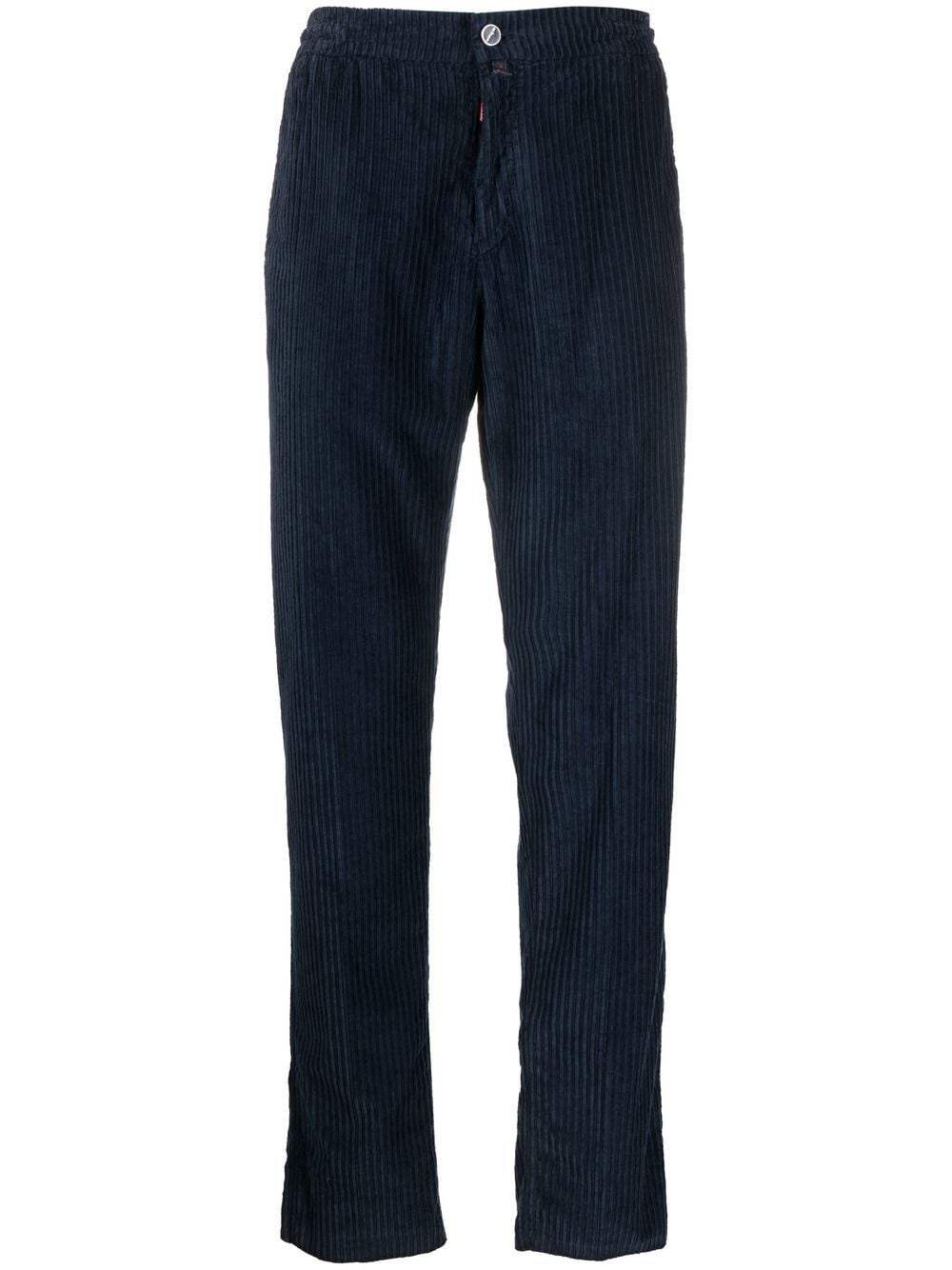 Kiton Cordhose mit geradem Bein - Blau von Kiton