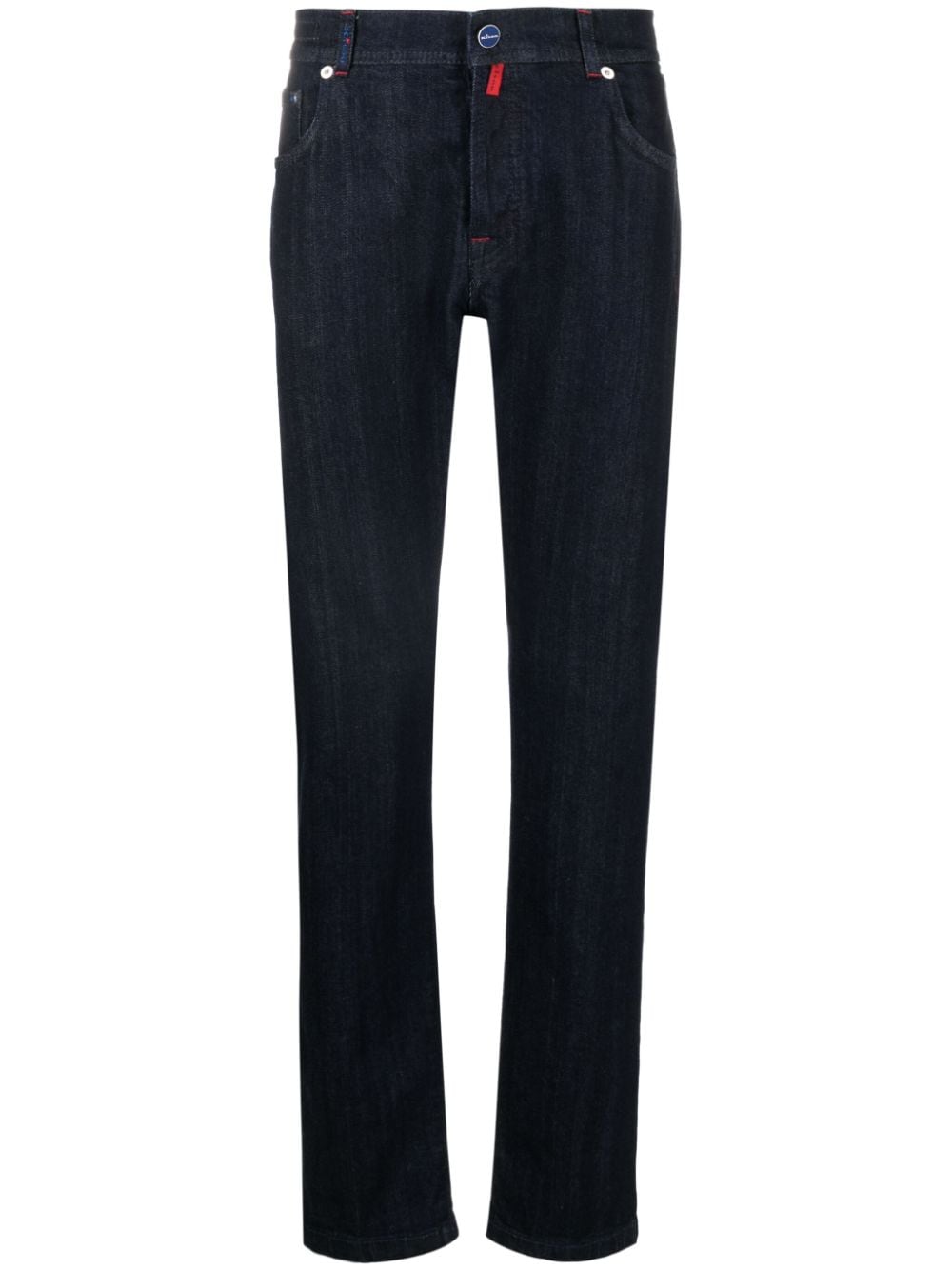 Kiton Halbhohe Tapered-Jeans - Blau von Kiton