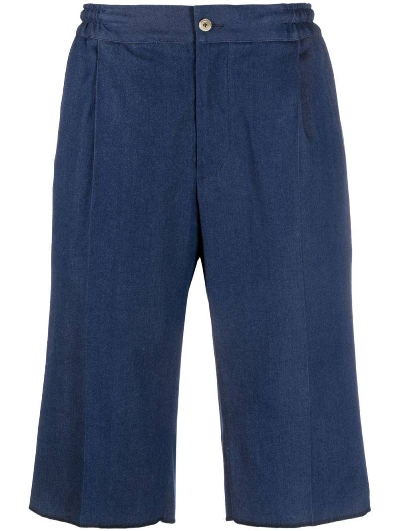 Kiton Jeans-Shorts mit Stretchbund - Blau von Kiton
