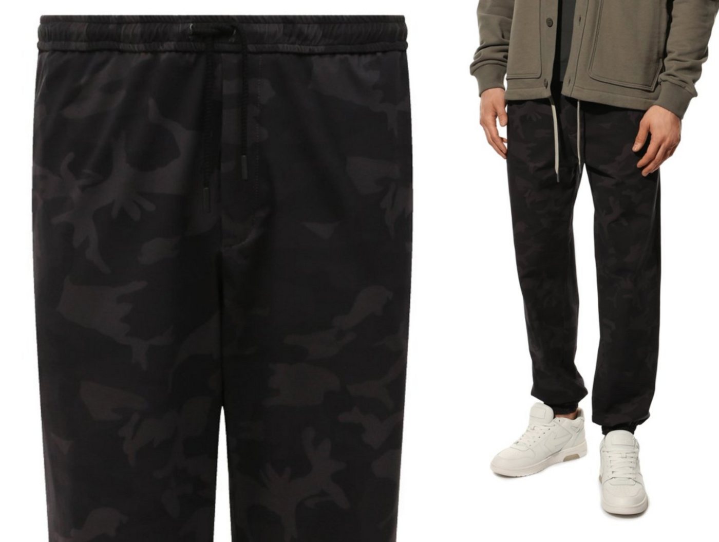 Kiton Jogginghose KITON KNT Camo Drawstring Jogging-Pants Travel Trousers Jogpants Hose von Kiton