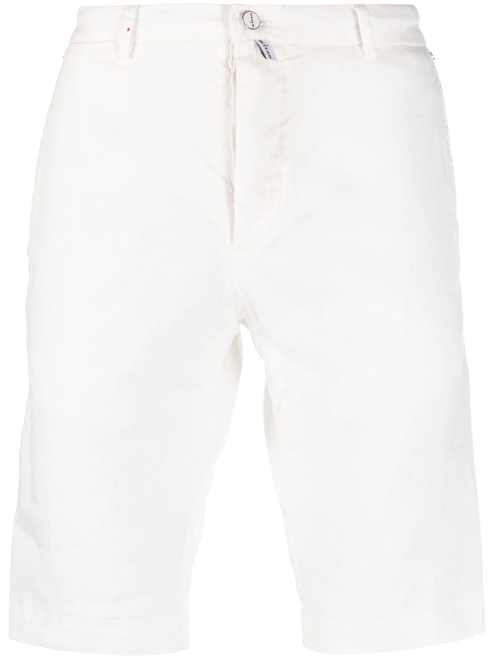 Kiton Klassische Chino-Shorts - Weiß von Kiton