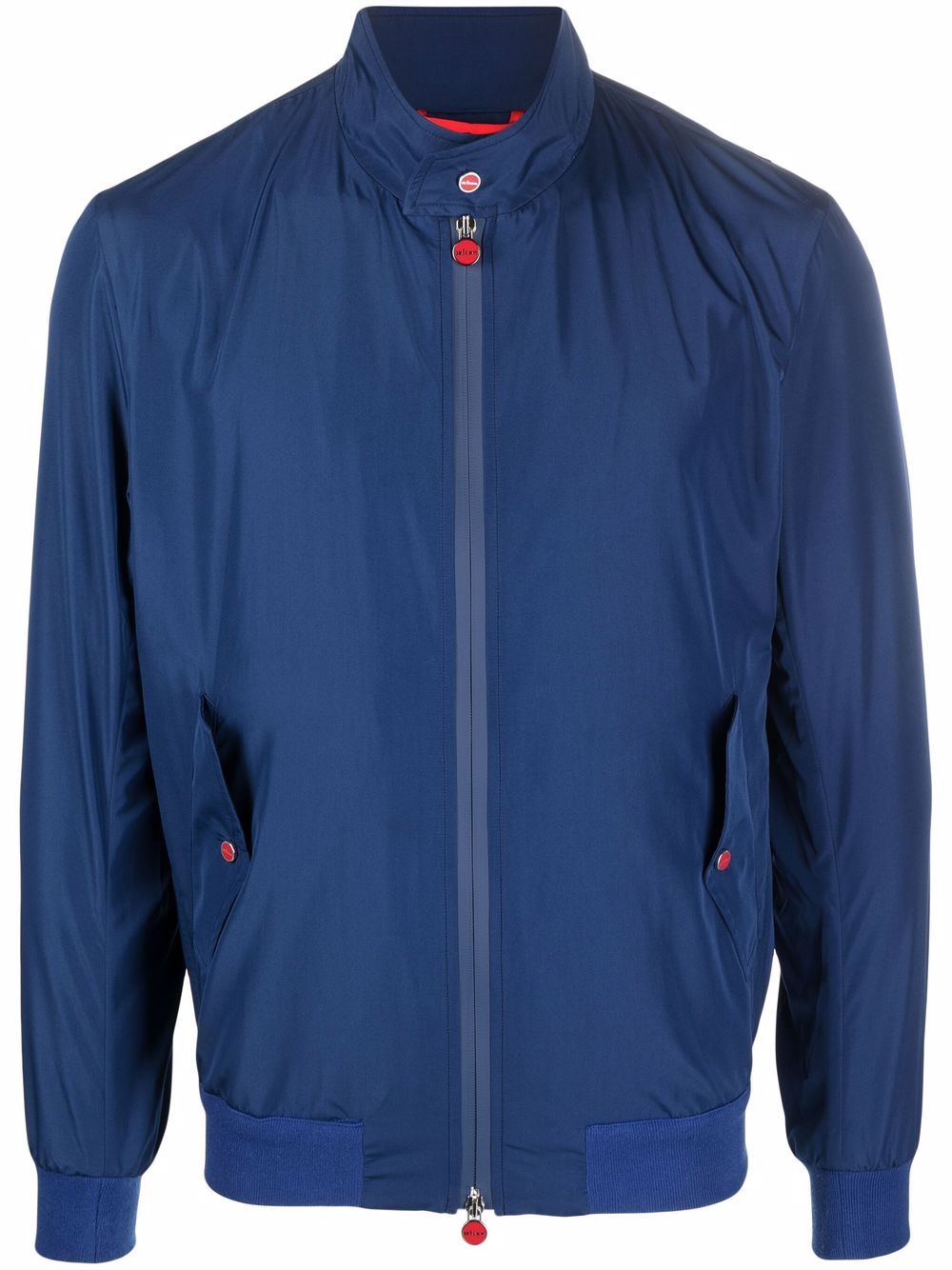 Kiton Leichte Jacke mit Stehkragen - Blau von Kiton