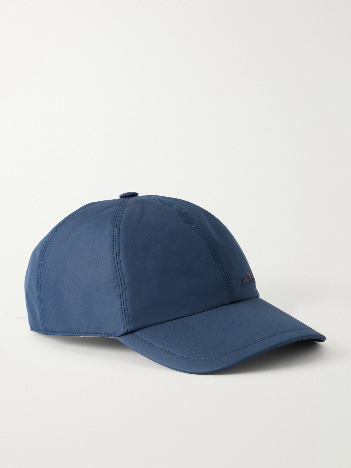 Kiton - Logo-Embroidered Shell Cap - Men - Blue von Kiton