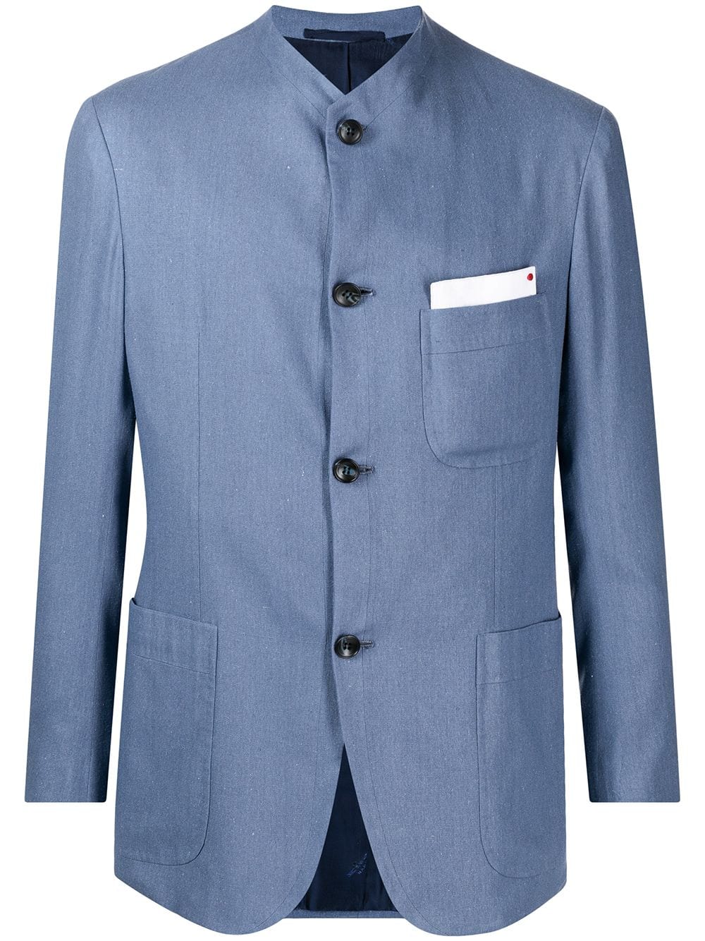 Kiton Sakko mit Stehkragen - Blau von Kiton